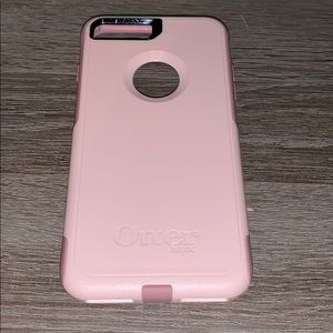 Otter box commuter pink iPhone 8 Plus case